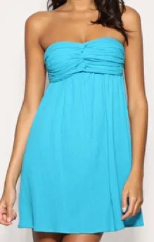 ASOS Ruch Front Bandeau Cheesecloth Mini