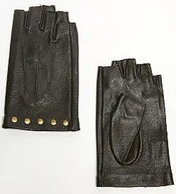 Urban Outfitters Leather Bow Gloves