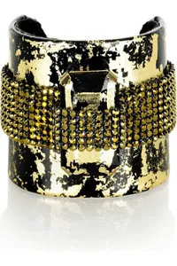 erickson beamon gold leaf cuff