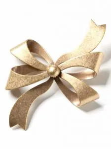 bow brooch