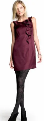 br silk rosette dress br silk rosette dress
