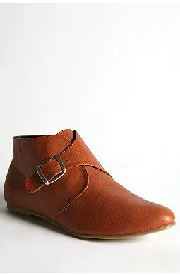 brown-buckle-bootie