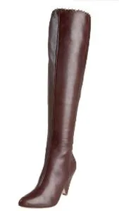 brown over the knee boots