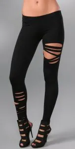 David Lerner Half Ripped Leggings