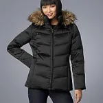 calvin klein fur trim coat
