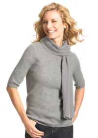 cashmere waffle sweater