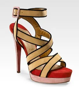 christian louboutin straratata platform sandals