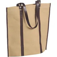 clava eco-chic canvas roll-up tote