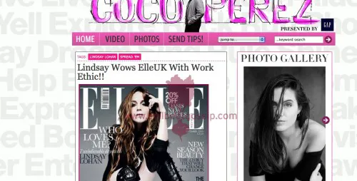 Perez Hilton's new site CocoPerez