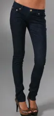 community denim skinny jeans