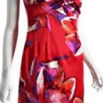 david meister floral dress