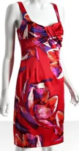 david meister floral dress