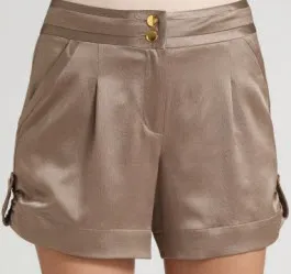 diane von furstenberg cuffed shorts