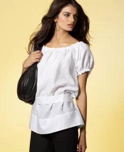 dknyc-smocked-linen-peasant-top