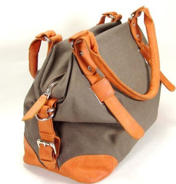 tote this 69 leather and canvas bag to the beach and then to work canvas handbags 350x366