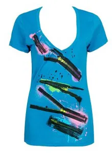forever 21 zipper tee