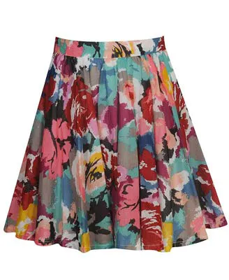 forever21floralskirt