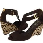 franco sarto leopard print wedges