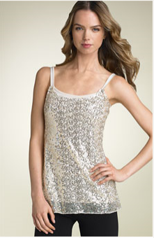 Free People Sequin Slip Tank