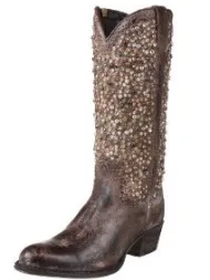 frye deborah studded boot
