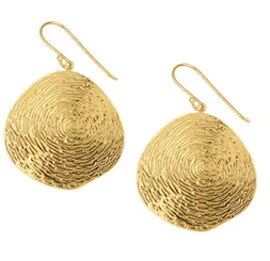 gold disk earrings 1