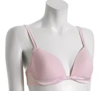 on gossamer pink satin bra on gossamer pink satin bra
