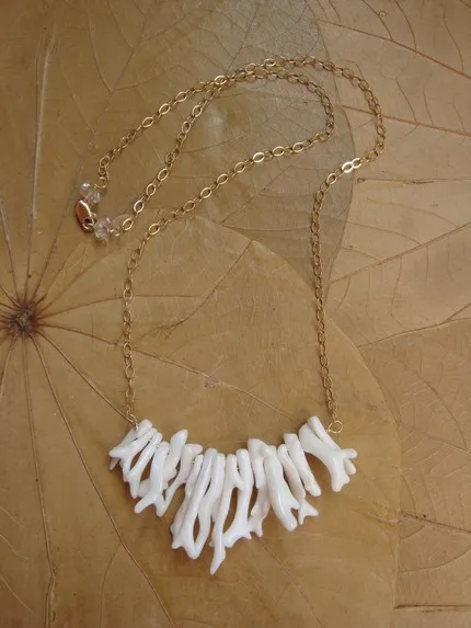 White Coral Necklace