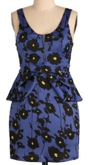 in the midnight flower dress