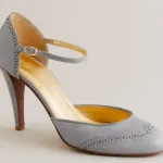 j. crew rebekah grey heeled mary janes