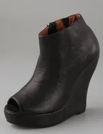 jeffrey campbell peep toe booties
