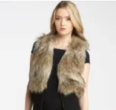 juicy couture faux fur vest
