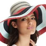 juicy couture summer striped hat