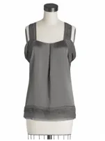 juicy couture raw edge top