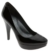 kenneth cole new york ring true black patent platform pumps