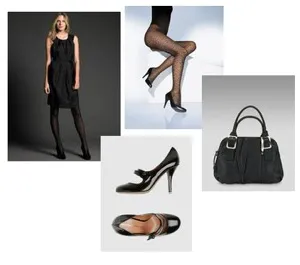 lace stockings look