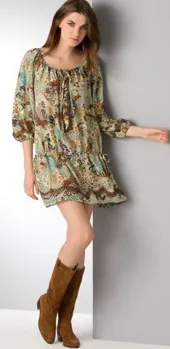 larok paisley minidress