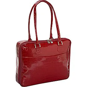 mango tango faux croc laptop bag