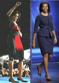 michelle obama in kitten heels