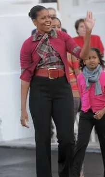michelle obama in love moschino