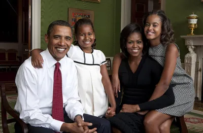 obama family portrait