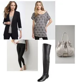 over-the-knee boots look
