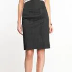 banana republic pinstriped pencil skirt