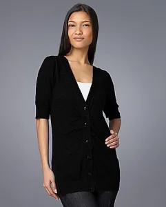 kenneth cole short sleeved grandfather cardigan