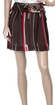 pringle 1815 abstract print mini skirt