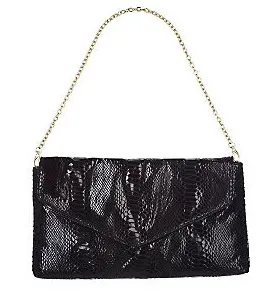 rachel zoe for qvc snake embossed clutch rachel zoe for qvc snake embossed clutch