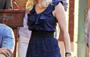 Reese Witherspoon - This Means War movie set