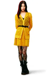rodarte for target yellow dress and cardigan