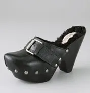 matisse savannah shearling clog