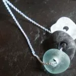 sea glass necklace sea glass necklace