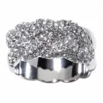 shimmering braid ring